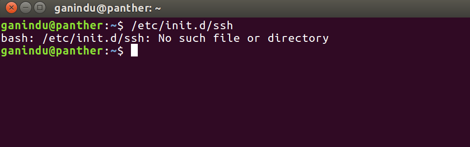 checking for SSH server